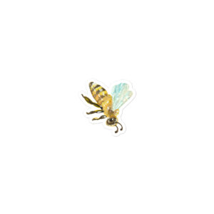 honeybee vinyl die cut sticker nature scrapbooking garden bugs stationery