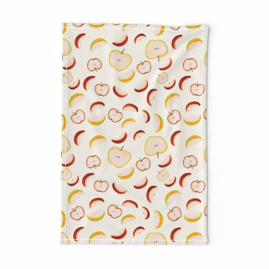Apple Slices Tea Towel apples