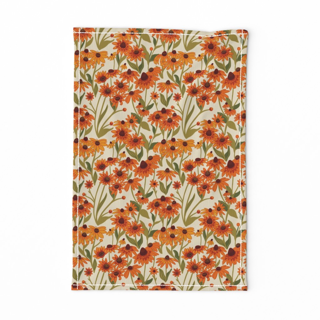 Black Eyed Susans Tea Towel susans