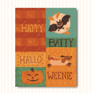 Home notecard bat
