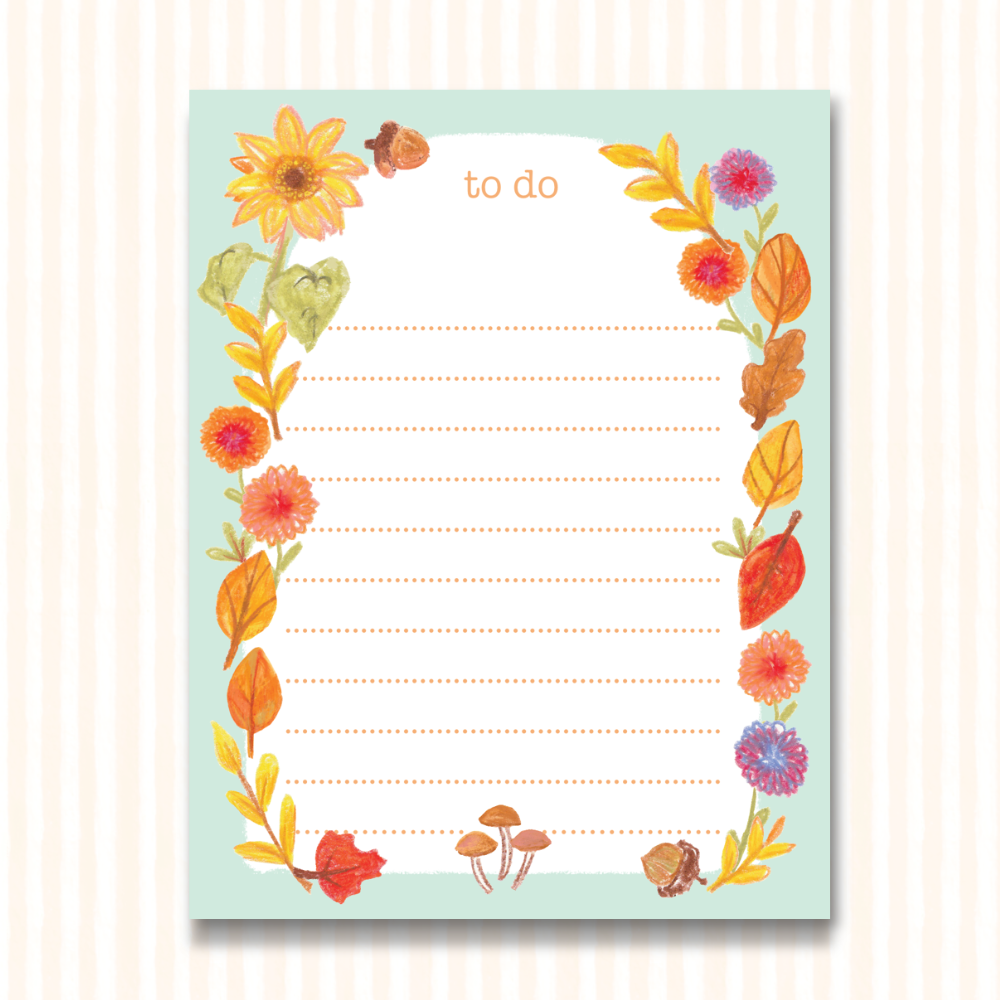 notepads fall notepads fall